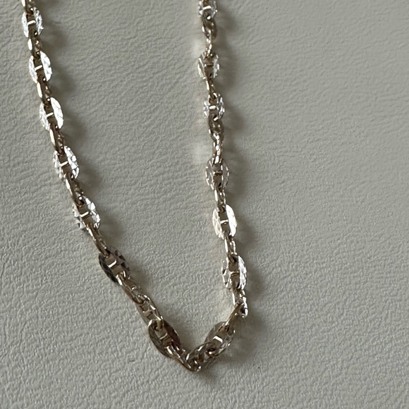 NOT FOR SALE 10k yellow and white gold anklet - Picture 3 of 4